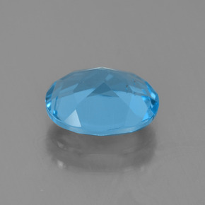 2,31 ctw natürlicher blauer Topas, Oval Schliff, VS