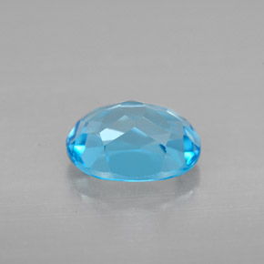 2,50 ctw natürlicher blauer Topas, Oval Schliff, VVS