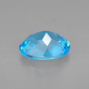 3,18 ctw natürlicher blauer Topas, Oval Schliff, VVS
