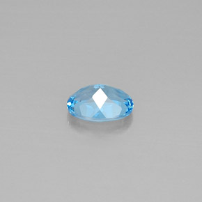 2,23 ctw natürlicher blauer Topas, Oval Schliff, VVS-VS