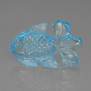 17,84 ctw natürlicher blauer Topas, Transparent, Transparent / Lichtdurchlässig