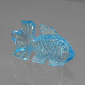 17,84 ctw natürlicher blauer Topas, Transparent, Transparent / Lichtdurchlässig