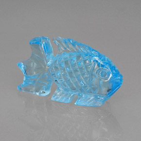 18,94 ctw natürlicher blauer Topas, Transparent, Transparent / Lichtdurchlässig