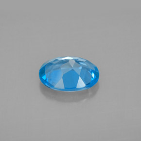 2,13 ctw natürlicher blauer Topas, Oval Schliff, VVS