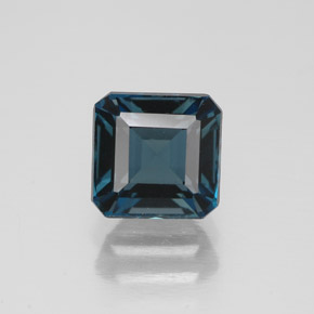 1,91 ctw natürlicher blauer Topas, Smaragdschliff, VVS