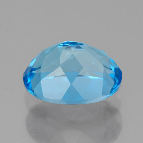 2,66 ctw natürlicher blauer Topas, Oval Schliff, VVS