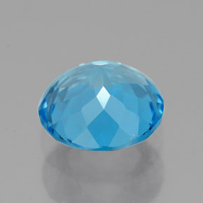 2,31 ctw natürlicher blauer Topas, Rundschliff, VVS