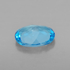 1,85 ctw natürlicher blauer Topas, Oval Schliff, VVS