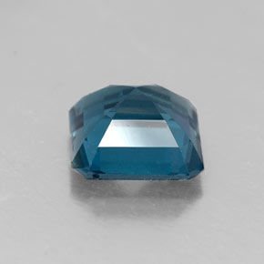 1,98 ctw natürlicher blauer Topas, Smaragdschliff, VS