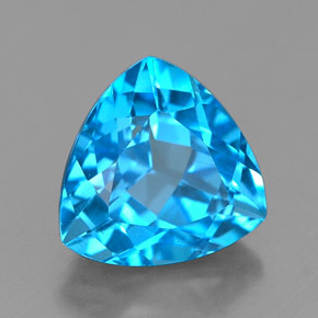 2,85 ctw natürlicher blauer Topas, Trillion, VVS