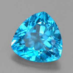 2,65 ctw natürlicher blauer Topas, Trillion, VVS
