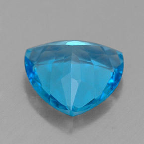 2,65 ctw natürlicher blauer Topas, Trillion, VVS