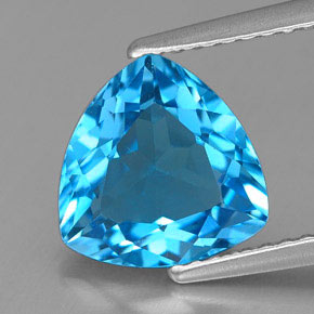 2,73 ctw natürlicher blauer Topas, Trillion, VVS