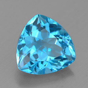 2,86 ctw natürlicher blauer Topas, Trillion, VVS