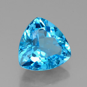 2,67 ctw natürlicher blauer Topas, Trillion, VVS