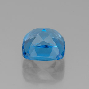 2,25 ctw natürlicher blauer Topas, Kissenschliff, VVS
