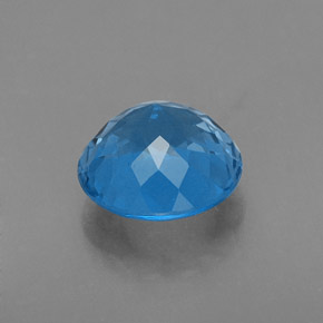 2,47 ctw natürlicher blauer Topas, Rundschliff, VS