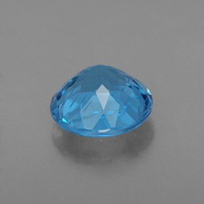 2,33 ctw natürlicher blauer Topas, Rundschliff, VS