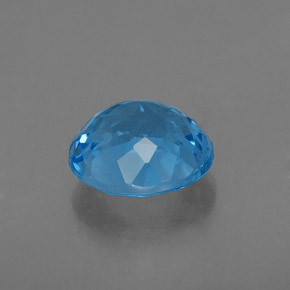 2,42 ctw natürlicher blauer Topas, Rundschliff, VVS