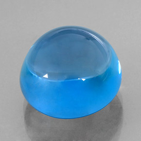 15,31 ctw natürlicher blauer Topas, Rundschliff, Transparent