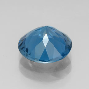 2,75 ctw natürlicher blauer Topas, Rundschliff, VVS