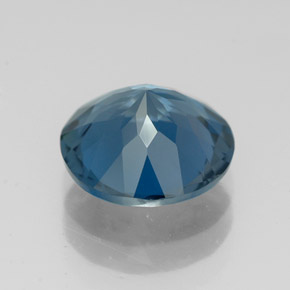 2,79 ctw natürlicher blauer Topas, Rundschliff, VVS