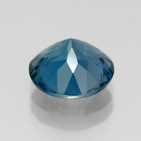 2,87 ctw natürlicher blauer Topas, Rundschliff, VVS