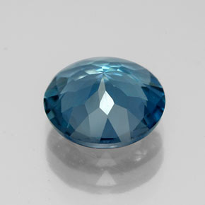 2,59 ctw natürlicher blauer Topas, Rundschliff, VVS