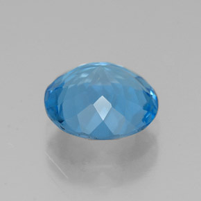 1,98 ctw natürlicher blauer Topas, Rundschliff, VVS