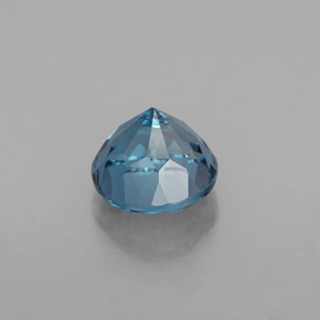 2,00 ctw natürlicher blauer Topas, Rundschliff, VVS