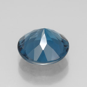 2,87 ctw natürlicher blauer Topas, Rundschliff, VVS