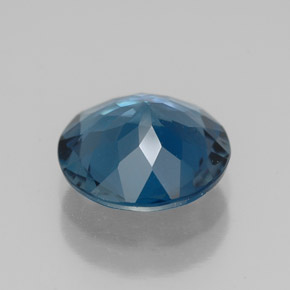 2,61 ctw natürlicher blauer Topas, Rundschliff, VVS