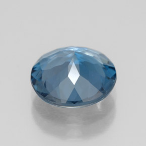 2,54 ctw natürlicher blauer Topas, Rundschliff, VVS