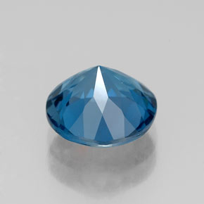 2,40 ctw natürlicher blauer Topas, Rundschliff, VVS