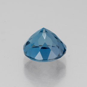 2,08 ctw natürlicher blauer Topas, Rundschliff, VS