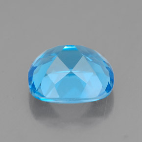 3,28 ctw natürlicher blauer Topas, Kissenschliff, VVS
