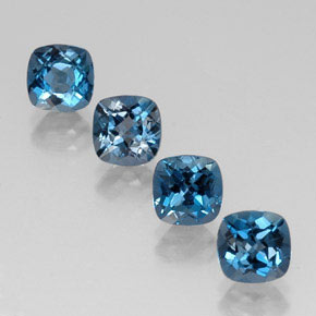  ct natürliche blauer Topas-Edelsteine, Kissenschliff, VVS