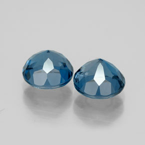  ct natürliche blauer Topas-Edelsteine, Rundschliff, VVS