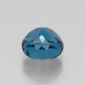 1,92 ctw natürlicher blauer Topas, Rundschliff, VVS
