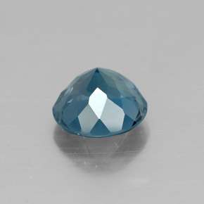 1,56 ctw natürlicher blauer Topas, Rundschliff, VVS