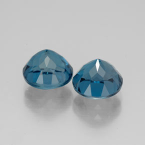  ct natürliche blauer Topas-Edelsteine, Rundschliff, VVS