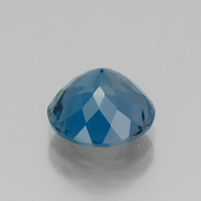 2,23 ctw natürlicher blauer Topas, Rundschliff, VVS