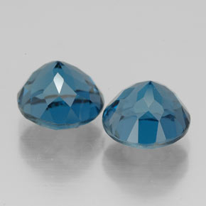  ct natürliche blauer Topas-Edelsteine, Rundschliff, VVS