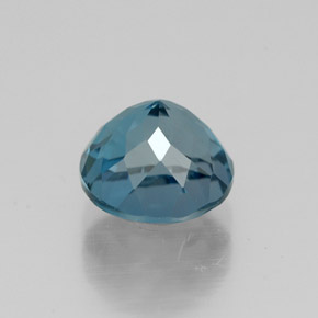 2,20 ctw natürlicher blauer Topas, Rundschliff, VVS