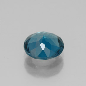 1,38 ctw natürlicher blauer Topas, Rundschliff, VVS