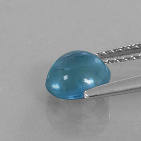 1,49 ctw natürlicher blauer Topas, Rundschliff, Transparent