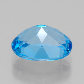 2,41 ctw natürlicher blauer Topas, Oval Schliff, VVS