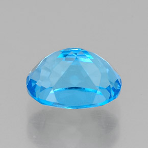 1,95 ctw natürlicher blauer Topas, Oval Schliff, VVS