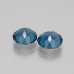  ct natürliche blauer Topas-Edelsteine, Rundschliff, VVS