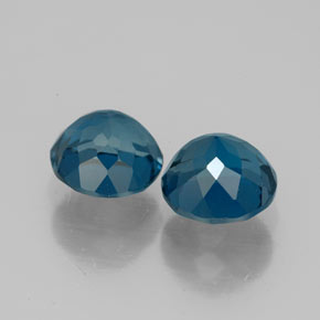  ct natürliche blauer Topas-Edelsteine, Rundschliff, VVS